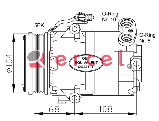 Compressor/onderdelen OPK 020