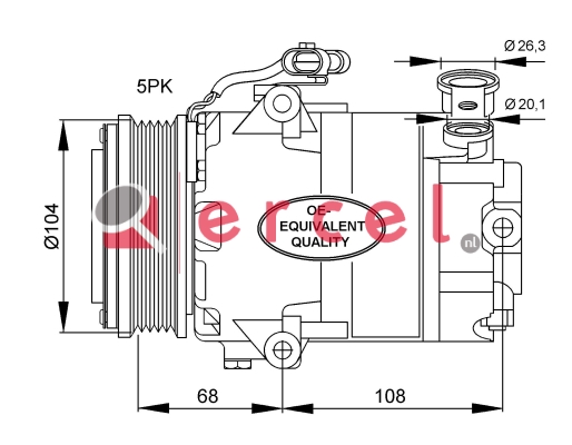 Compressor/onderdelen OPK 029