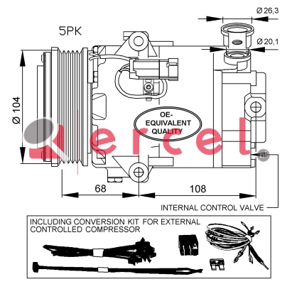 Compressor/onderdelen OPK 069