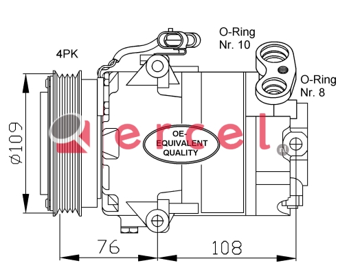 Compressor/onderdelen OPK 021