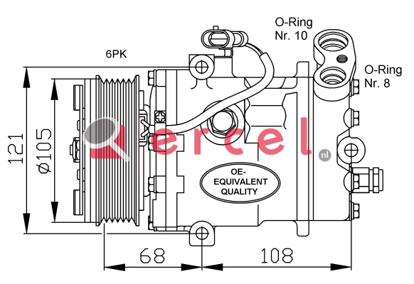 Compressor/onderdelen OPK 038