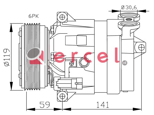 Compressor/onderdelen OPK 039