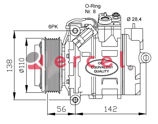 Compressor/onderdelen OPK 041