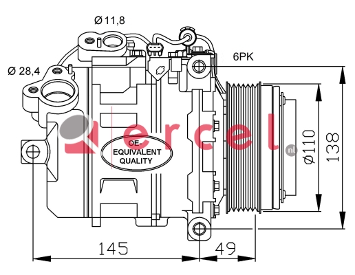 Compressor/onderdelen BMK 059