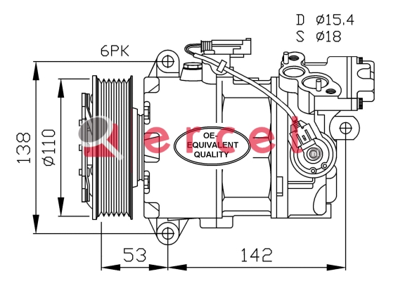 Compressor/onderdelen BMK 055