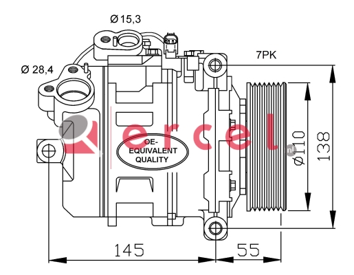 Compressor/onderdelen BMK 045