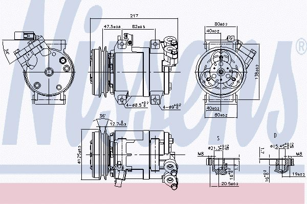 Compressor/onderdelen MIK 038