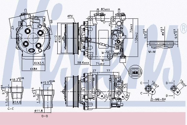 Compressor/onderdelen HOK 066