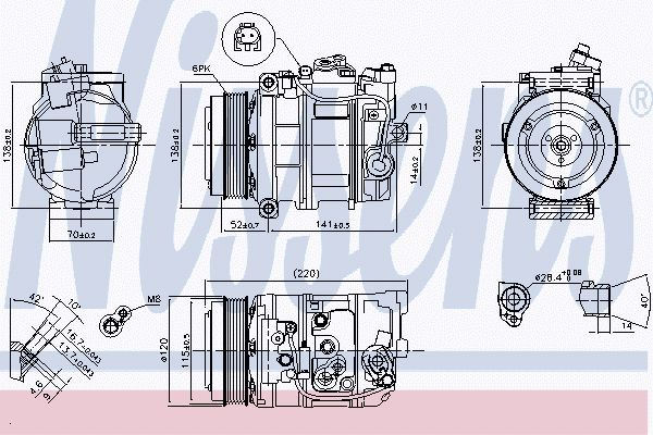 Compressor/onderdelen MBK 107