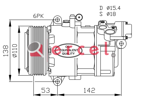 Compressor/onderdelen BMK 033