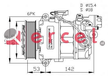 Compressor/onderdelen BMK 055 OEM