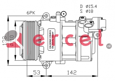 Compressor/onderdelen BMK 033 OEM