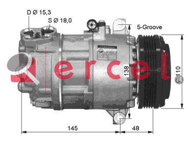 Compressor/onderdelen BMK 051 OEM