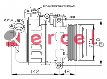 Compressor/onderdelen BMK 002 OEM