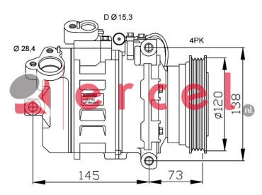 Compressor/onderdelen BMK 003 OEM