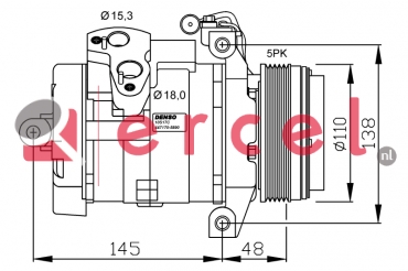 Compressor/onderdelen BMK 049 OEM
