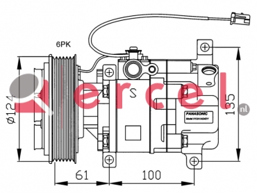 Compressor/onderdelen MAK 014 OEM