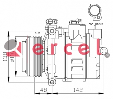 Compressor/onderdelen OPK 034 OEM