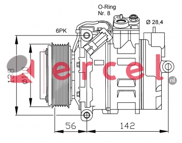Compressor/onderdelen OPK 041 OEM