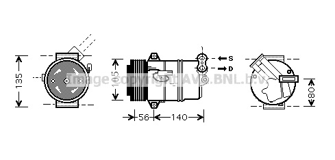 Compressor/onderdelen OPK 051