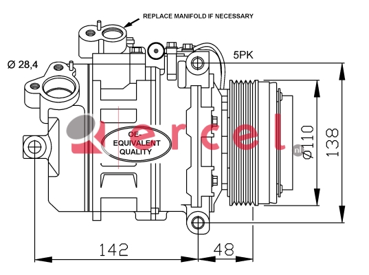 Compressor/onderdelen BMK 002