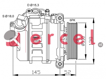 Compressor/onderdelen BMK 044