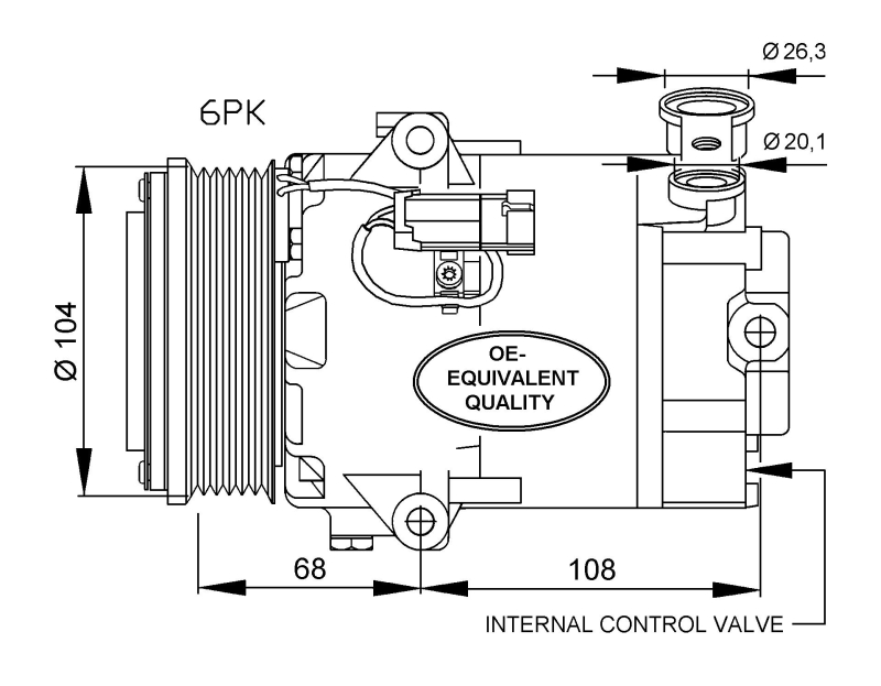 Compressor/onderdelen OPK 064