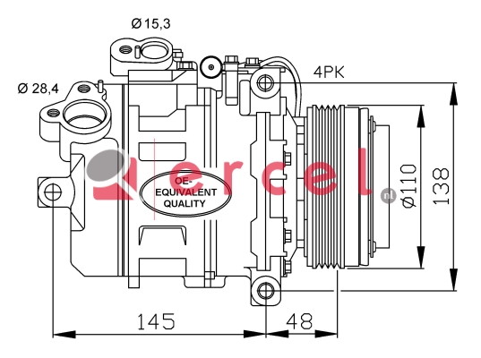 Compressor/onderdelen BMK 036