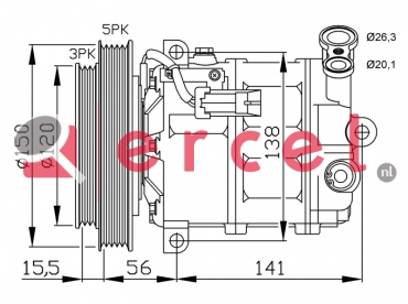 Compressor/onderdelen ARK 022