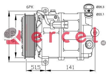 Compressor/onderdelen ARK 023
