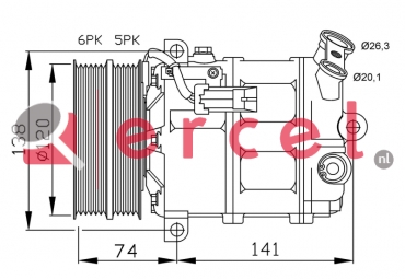 Compressor/onderdelen ARK 024
