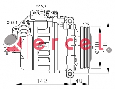 Compressor/onderdelen BMK 041