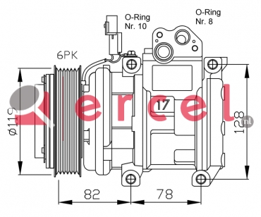 Compressor/onderdelen KAK 024