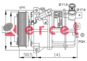 Compressor/onderdelen OPK 081