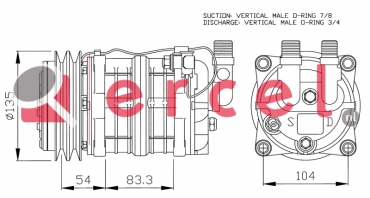 Compressor/onderdelen VOK 003