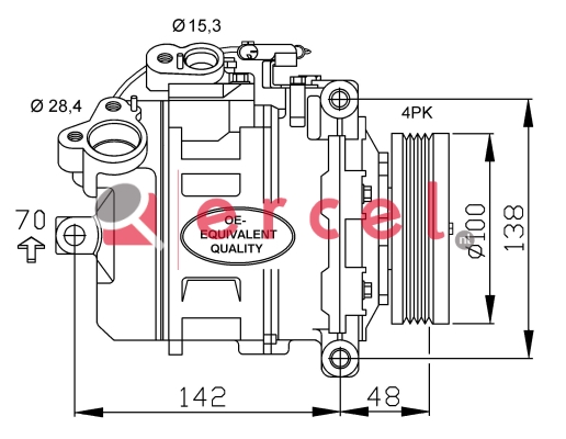 Compressor/onderdelen BMK 035