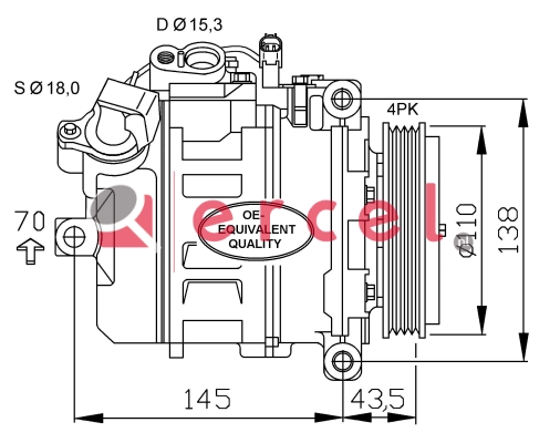 Compressor/onderdelen BMK 042