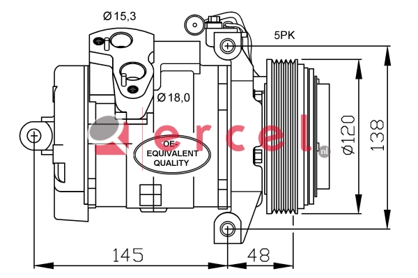 Compressor/onderdelen BMK 054