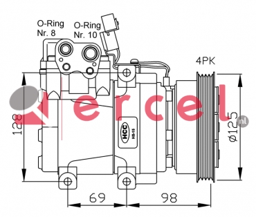 Compressor/onderdelen HYK 003 OEM