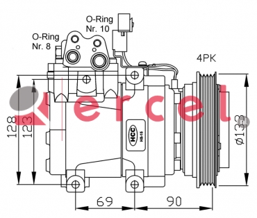 Compressor/onderdelen HYK 019 OEM