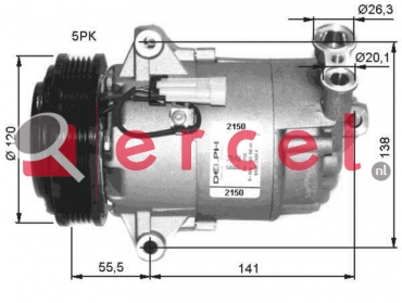 Compressor/onderdelen OPK 067 OEM