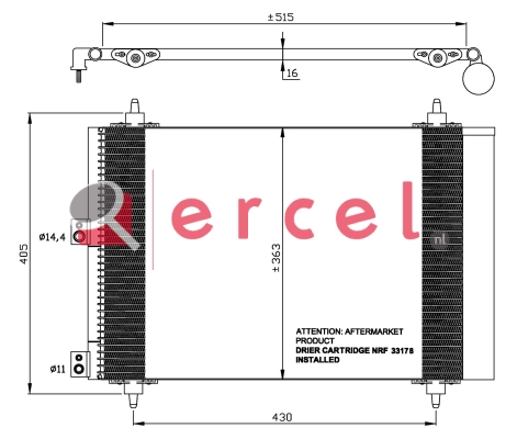 Airco condensor CIC 580